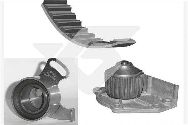 Hutchinson Distributieriem kit inclusief waterpomp KH 280WP15