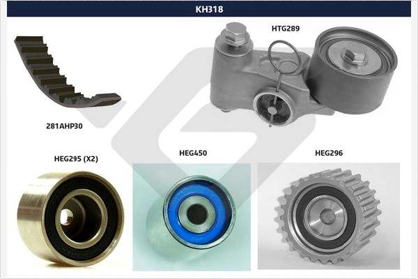 Hutchinson Distributieriem kit KH 318