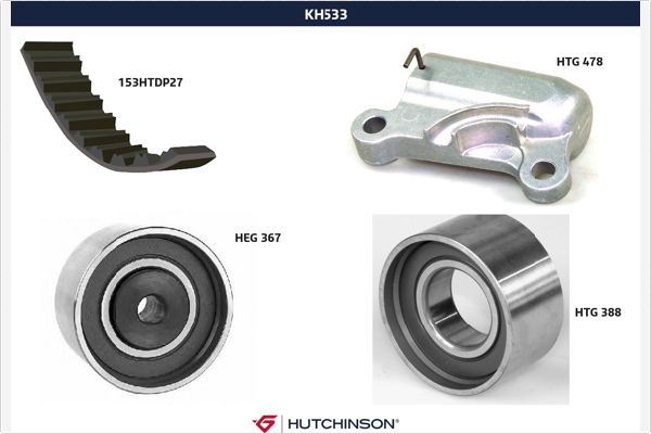 Hutchinson Distributieriem kit KH 533