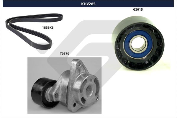 Hutchinson Poly V-riemen kit KHV 285
