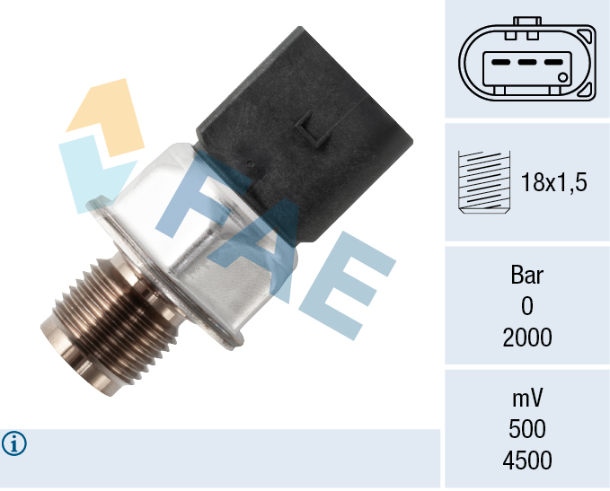 FAE Sensor, brandstofdruk 15623