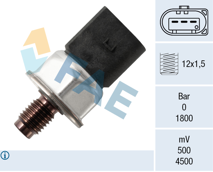 FAE Sensor, brandstofdruk 15624