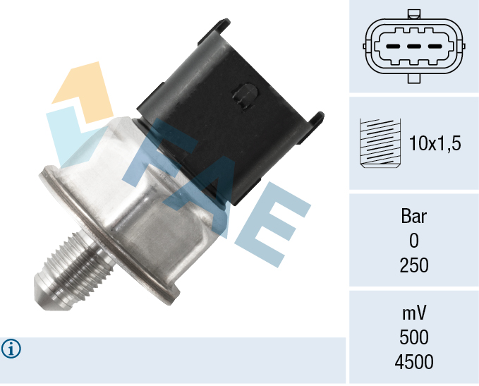 FAE Sensor, brandstofdruk 15630