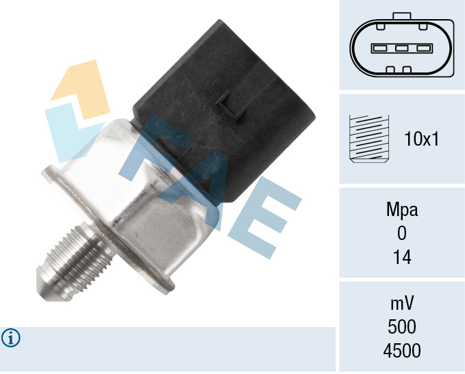 FAE Sensor, brandstofdruk 15633