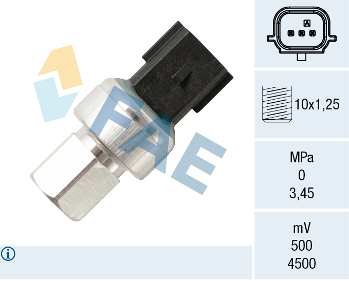 FAE Drukschakelaar, airconditioning 15804