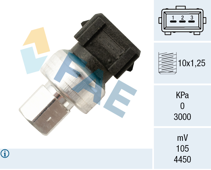 FAE Drukschakelaar, airconditioning 15818