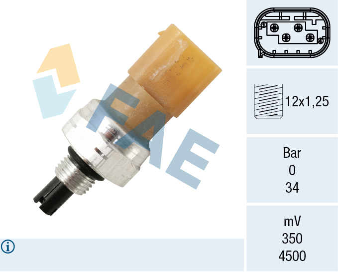 FAE Drukschakelaar, airconditioning 15822