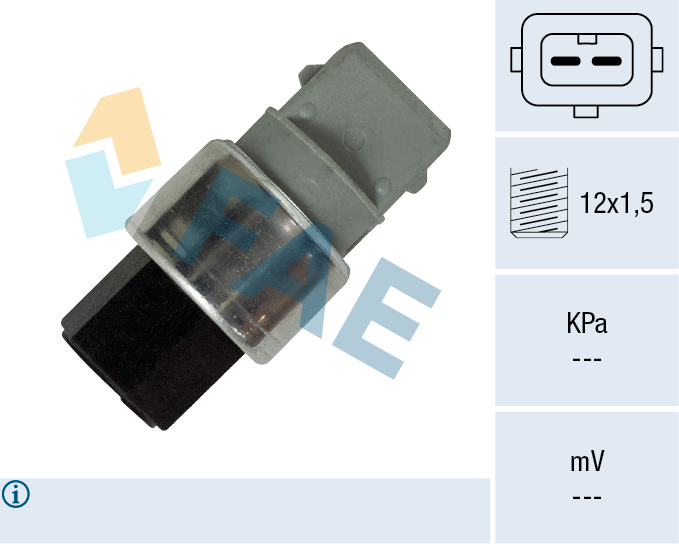 FAE Drukschakelaar, airconditioning 15829