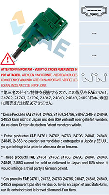 FAE Remlichtschakelaar 24762