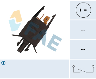 FAE Remlichtschakelaar 25150