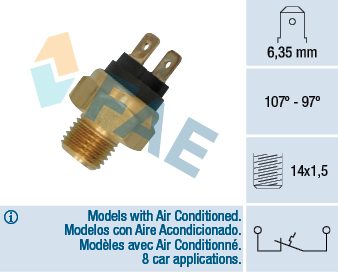 FAE Temperatuurschakelaar 36030