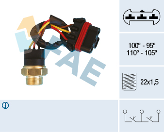 FAE Temperatuurschakelaar 38290