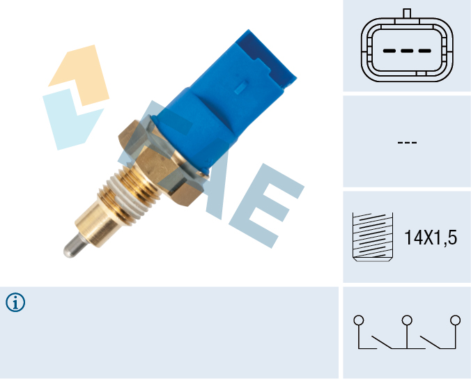 FAE Achteruitrijlichtschakelaar 40998