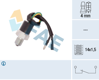 FAE Achteruitrijlichtschakelaar 41260