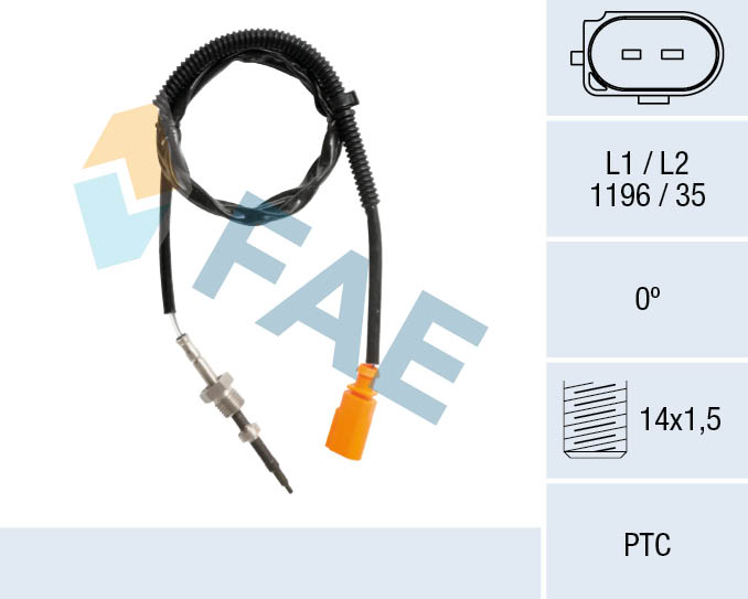 FAE Sensor, uitlaatgastemperatuur 68126