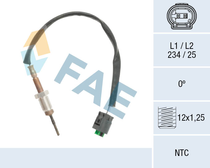 FAE Sensor, uitlaatgastemperatuur 68600