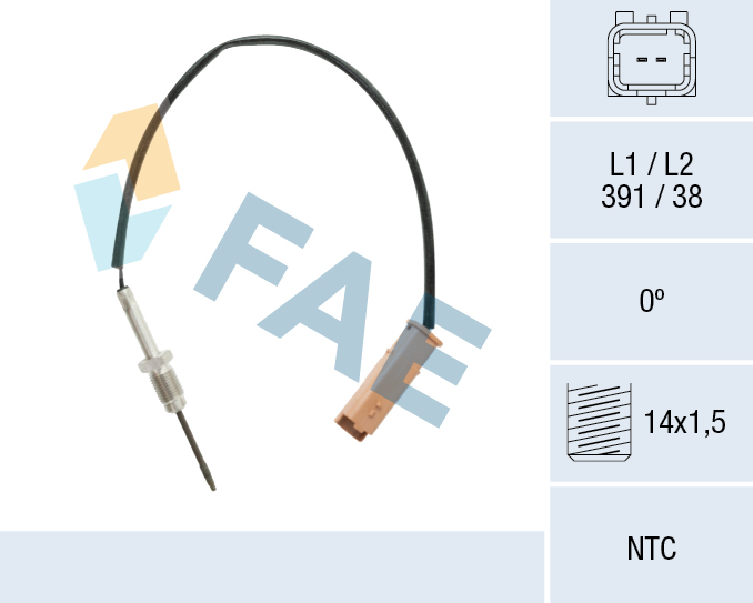 FAE Sensor, uitlaatgastemperatuur 68610