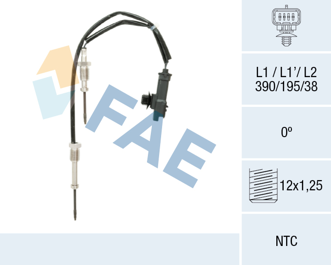 FAE Sensor, uitlaatgastemperatuur 68611
