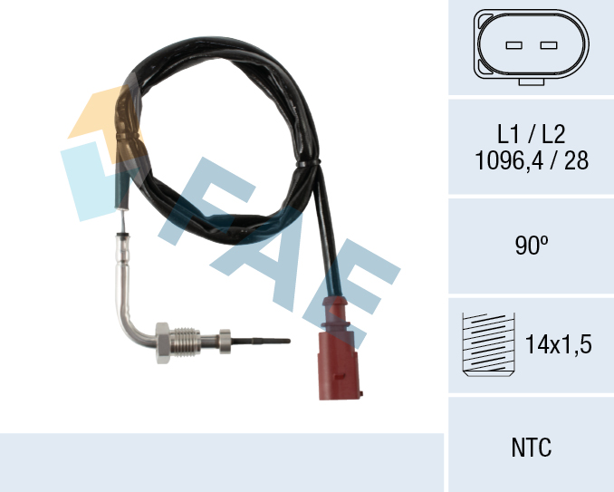 FAE Sensor, uitlaatgastemperatuur 68623