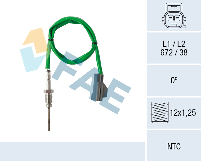 FAE Sensor, uitlaatgastemperatuur 68627