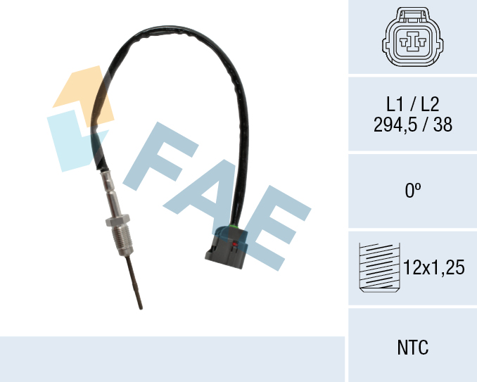 FAE Sensor, uitlaatgastemperatuur 68630