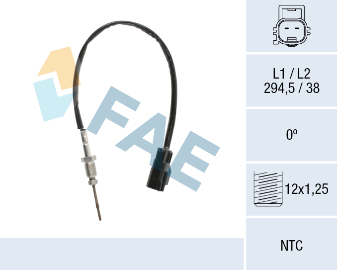 FAE Sensor, uitlaatgastemperatuur 68631