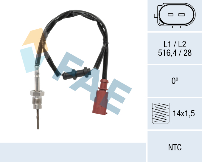 FAE Sensor, uitlaatgastemperatuur 68632