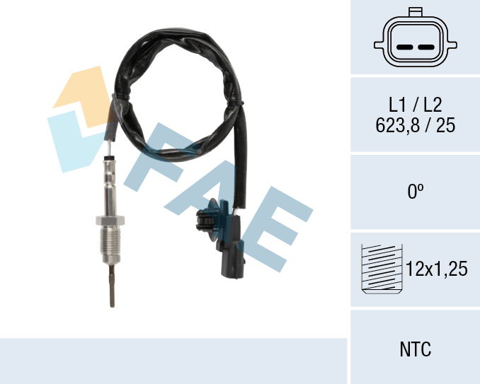 FAE Sensor, uitlaatgastemperatuur 68634
