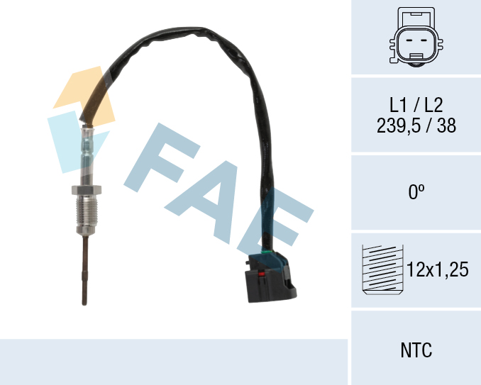 FAE Sensor, uitlaatgastemperatuur 68635