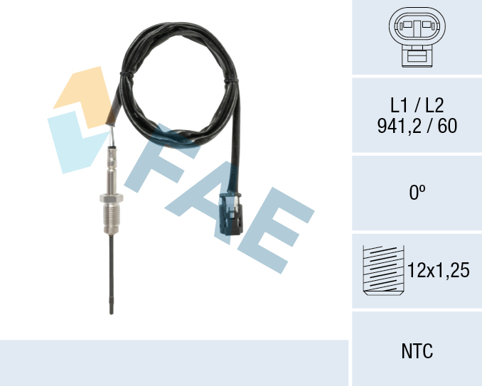 FAE Sensor, uitlaatgastemperatuur 68637