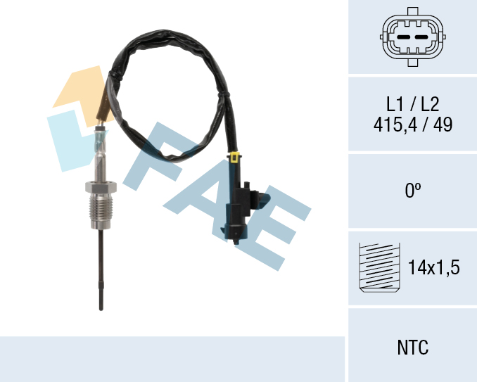 FAE Sensor, uitlaatgastemperatuur 68638