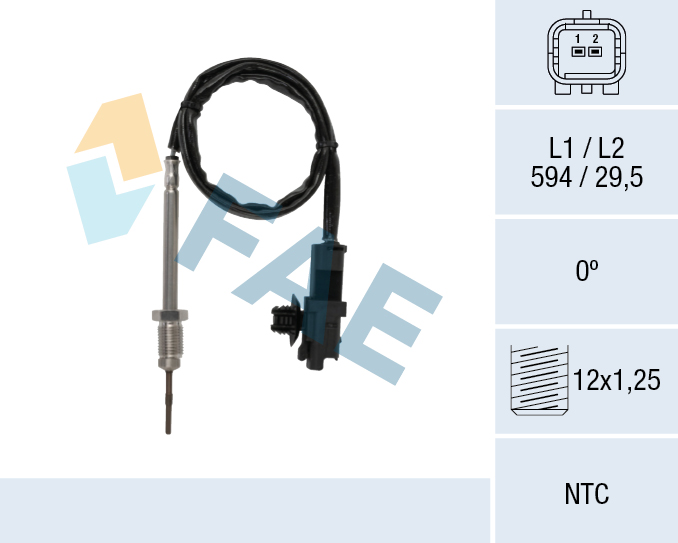FAE Sensor, uitlaatgastemperatuur 68641