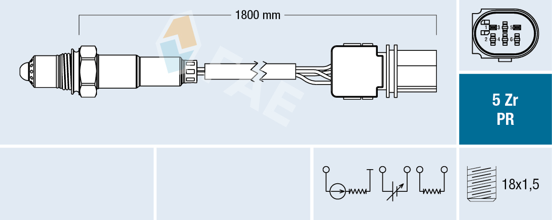 FAE Lambda-sonde 75054