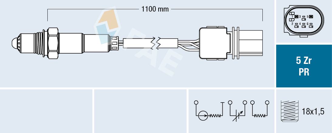 FAE Lambda-sonde 75100