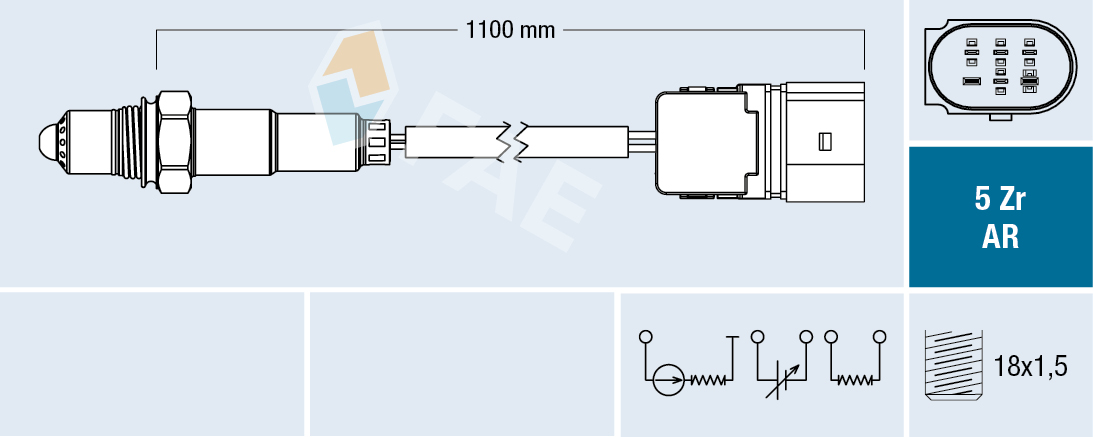 FAE Lambda-sonde 75136