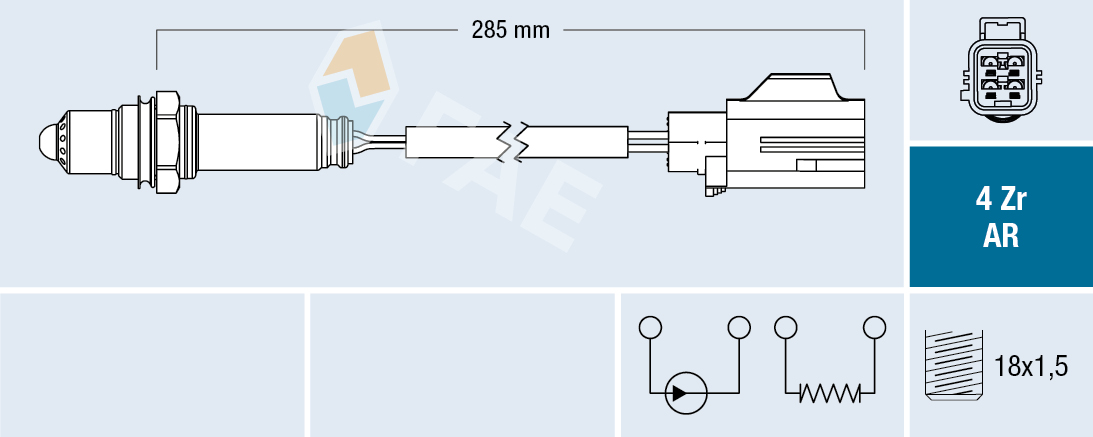 FAE Lambda-sonde 75602