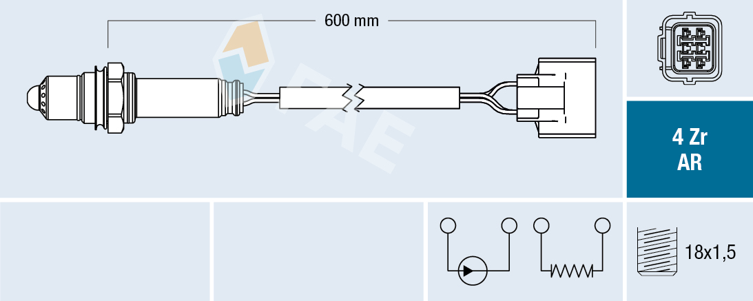 FAE Lambda-sonde 75604