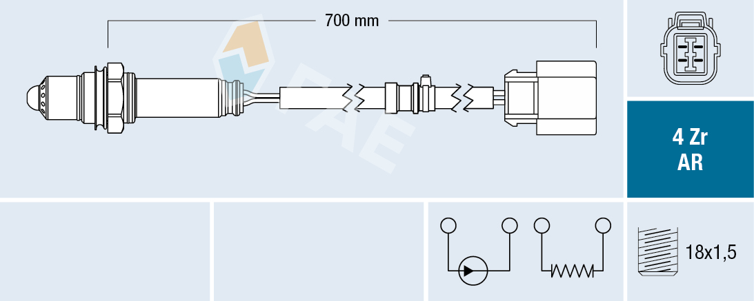 FAE Lambda-sonde 75609