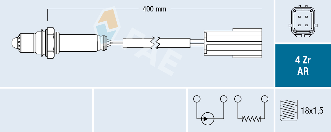 FAE Lambda-sonde 75640