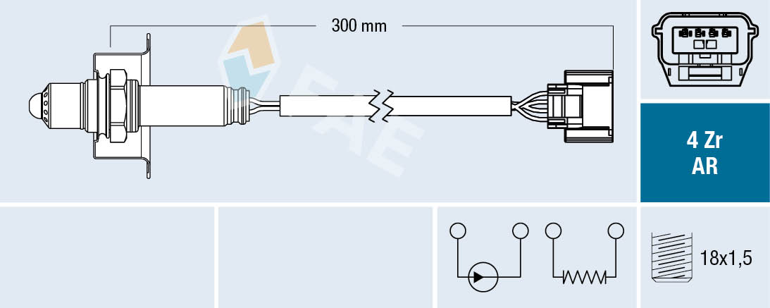 FAE Lambda-sonde 75642