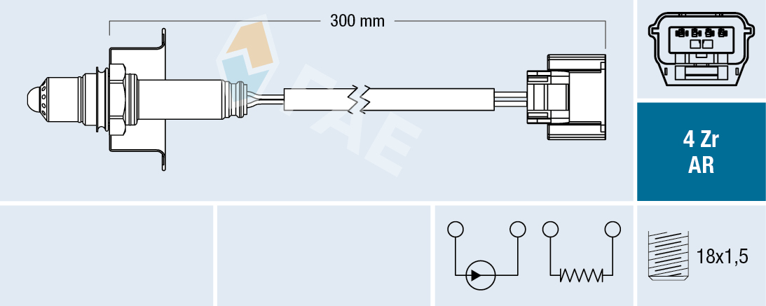 FAE Lambda-sonde 75642
