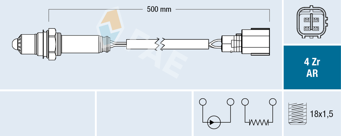 FAE Lambda-sonde 75645