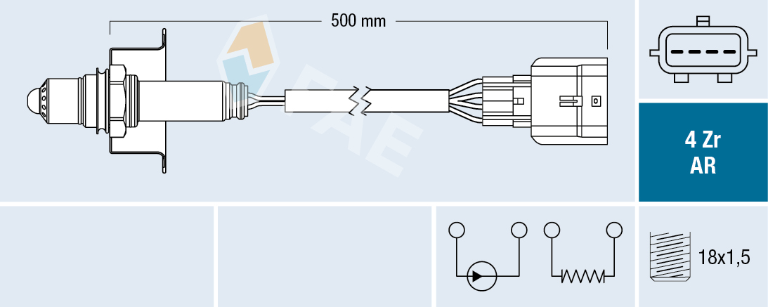 FAE Lambda-sonde 75646