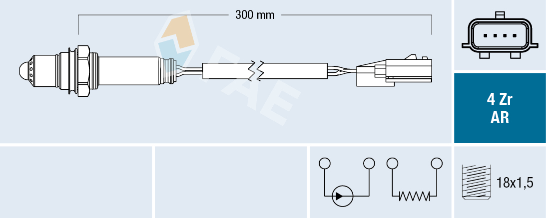 FAE Lambda-sonde 75661