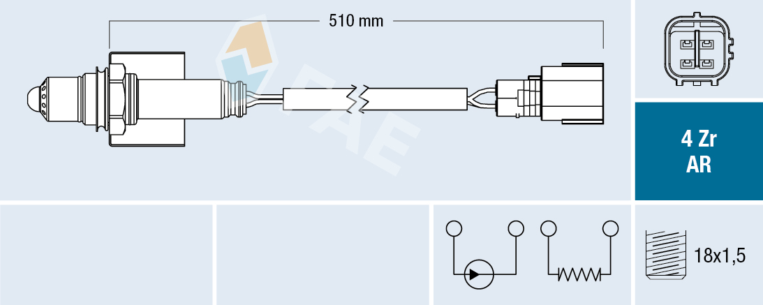 FAE Lambda-sonde 75669