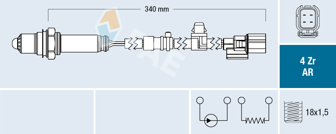 FAE Lambda-sonde 75677