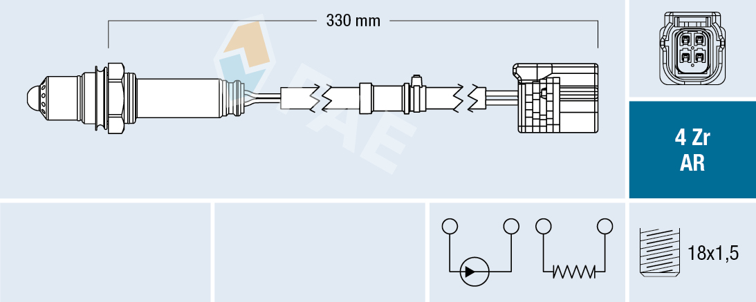 FAE Lambda-sonde 75682