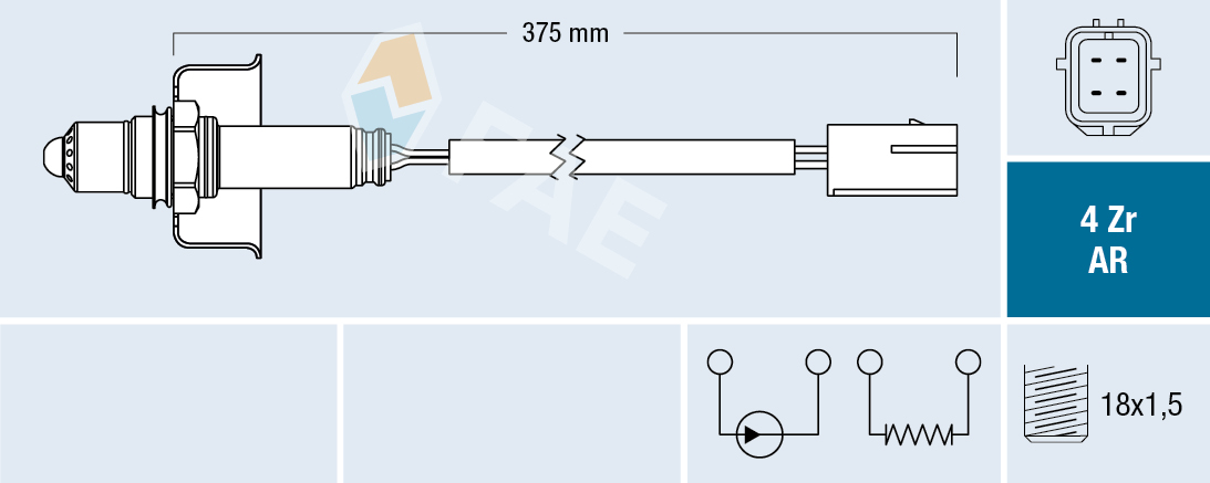 FAE Lambda-sonde 75690