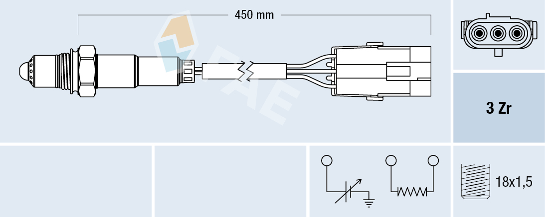 FAE Lambda-sonde 77114