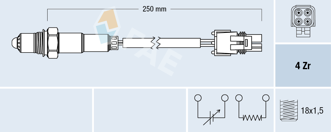 FAE Lambda-sonde 77129